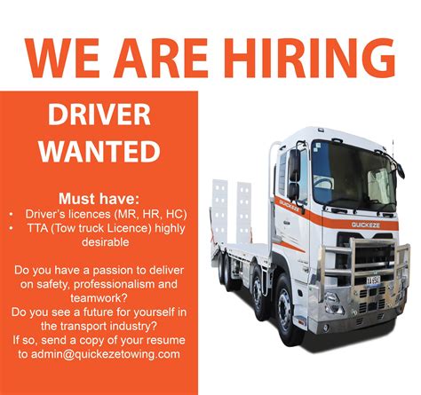 driver wanted jobs.